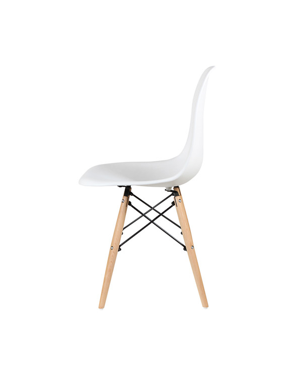 Стул обеденный EAMES DSW WX-503, пластик белый